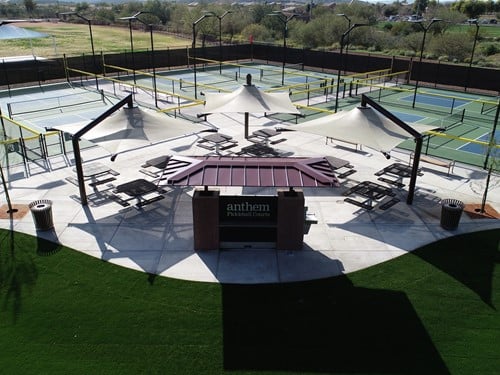 tennis court shade