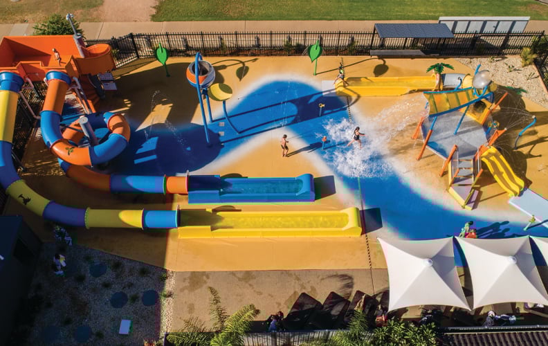waterplay - tube slides